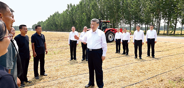 习近平总书记在山东德州考察